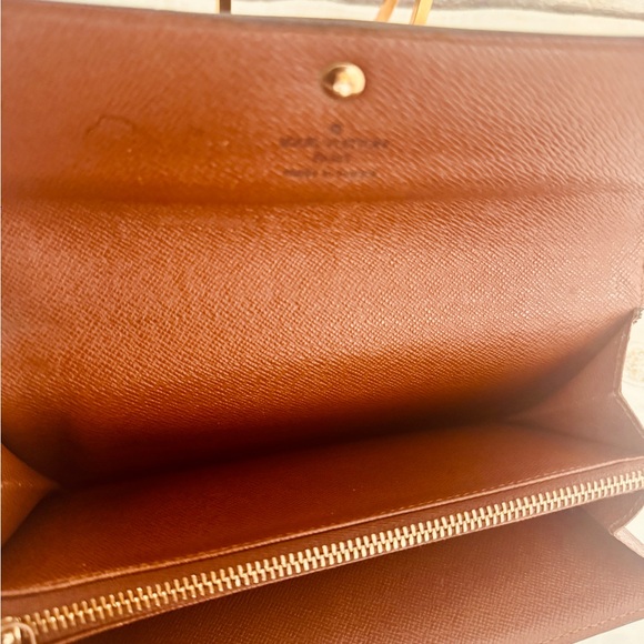 Louis Vuitton Sarah wallet dark monogram - Picture 4 of 16